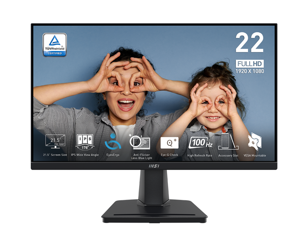 Monitor MSI PRO MP225 22" FHD 100Hz IPS