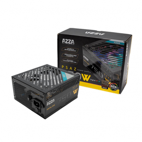 PSU AZZA 750W ARGB 80 PLUS BRONZE CERTIFIED