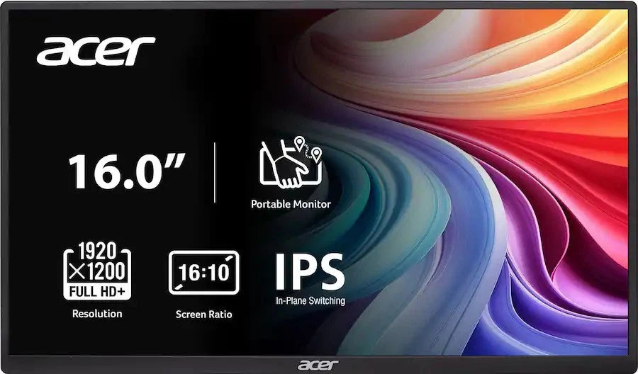 Monitor Portatil Acer PM161W bmiuux IPS LCD 1920x1200 60Hz