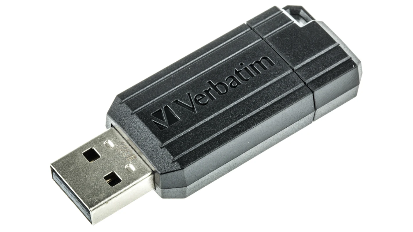 Pendrive Verbatim 32GB Pinstripe USB 2.0 Flash Drive
