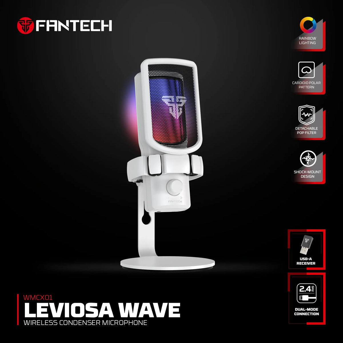 Microfono Fantech Leviosa Wave WMCX01