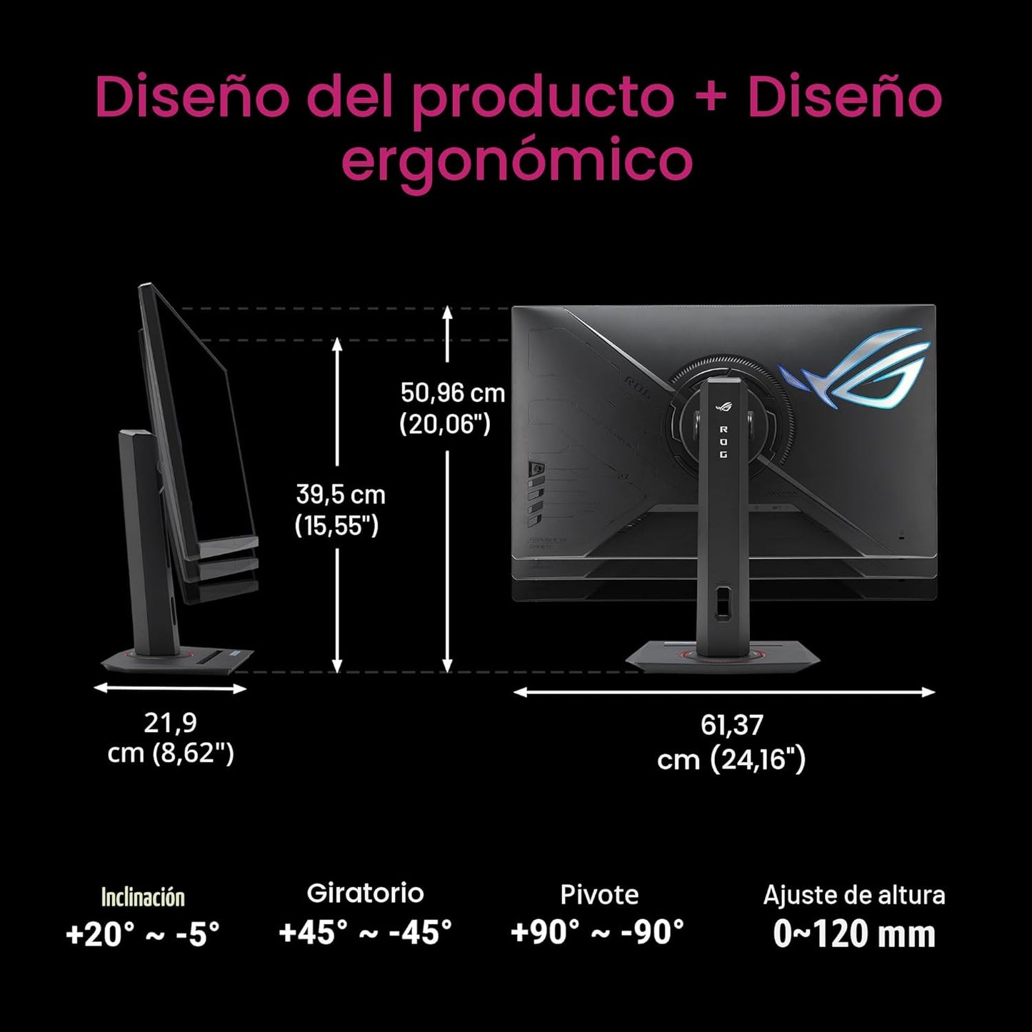 Monitor ASUS ROG Strix XG27UCG 4K HDR de 27"