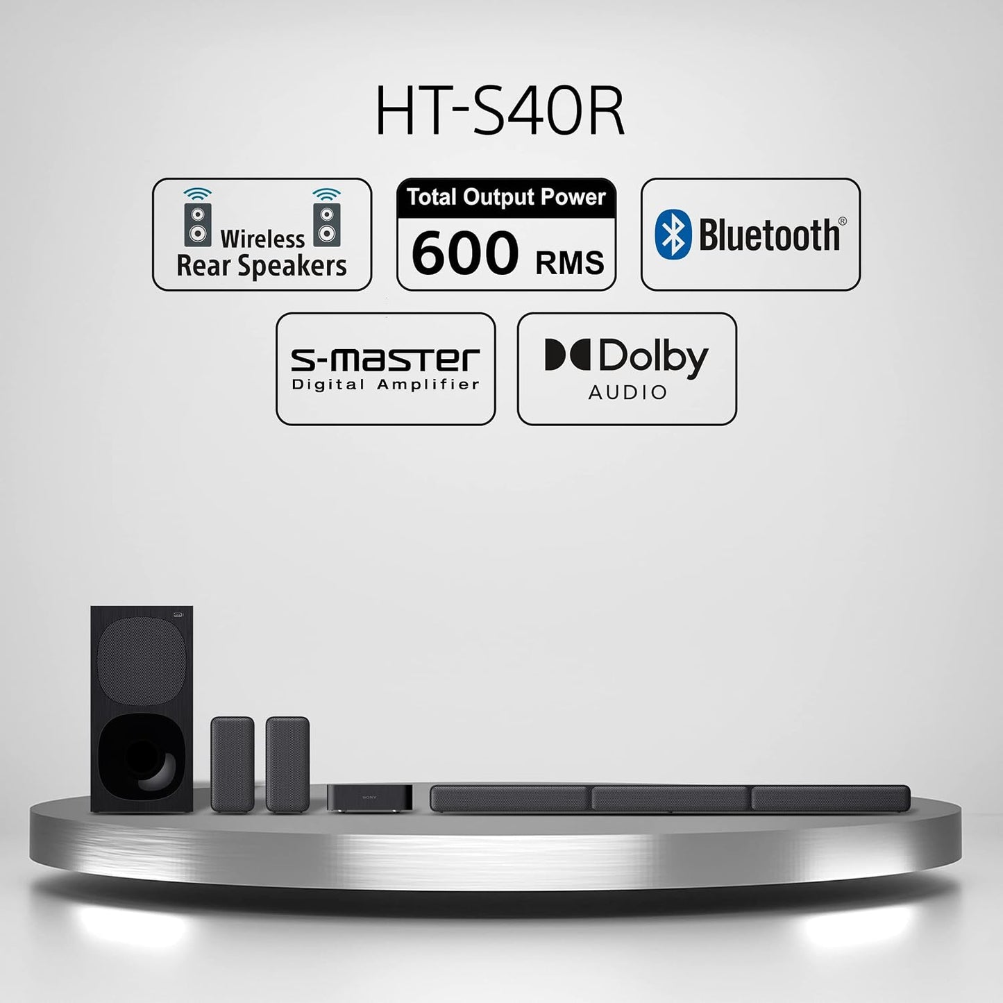 Bocina Sony HT-S40R 5.1ch Home Theater Soundbar System