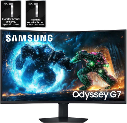 Monitor Samsung 37” Odyssey G7 (G75F) Series 4K UHD Curved 165Hz, 1ms