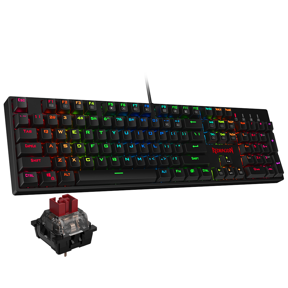 Teclado  ReDragon K582 Surara RGB LED